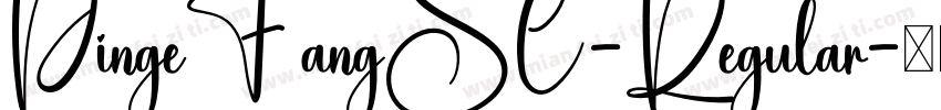 PingeF angSC-Regular字体转换